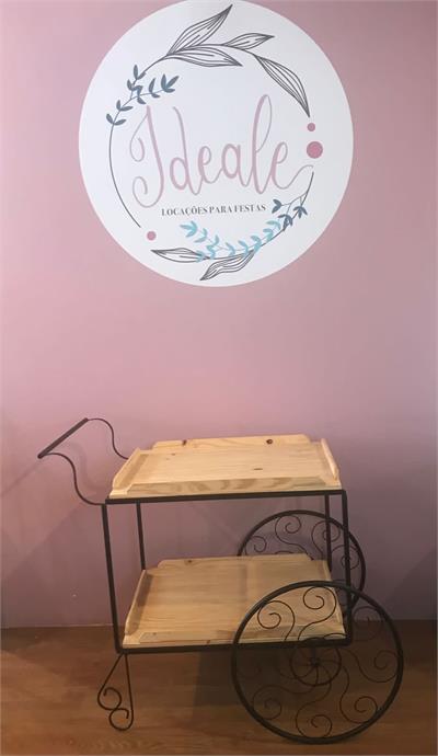 CAVALETE DE MESA EM PINUS (37CM A X 22CM L) para alugar em São Bernardo do Campo/SP
