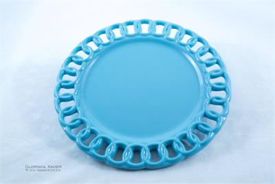 PRATO AZUL LISO P 11X24CM para alugar em MACAE/RJ