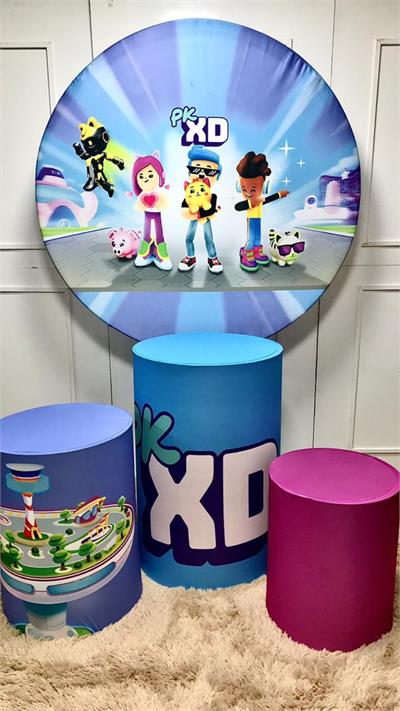 Decoração de festa tema PK XD