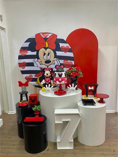 Capa Painel Minnie 1,20m para alugar em Campinas/SP