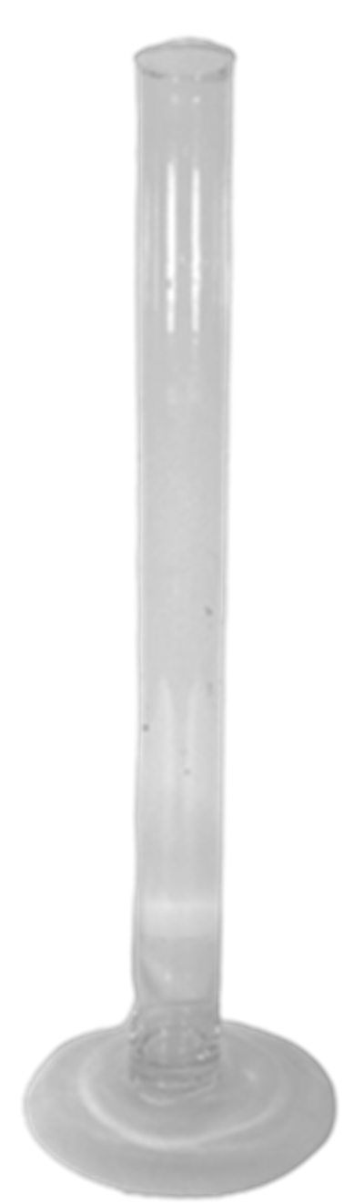 Vaso de vidro 22x6,5cm para alugar em Volta Redonda/RJ
