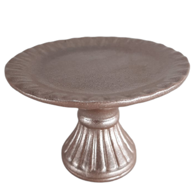 Boleira romana rose gold para alugar em Niterói/RJ