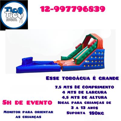 Toboágua  para alugar em Guaratinguetá/SP