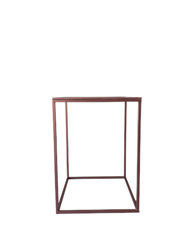 Bandeja Quadrada Madeira Rosa Seco 20x20x4A cm para alugar em ARACAJU/SE