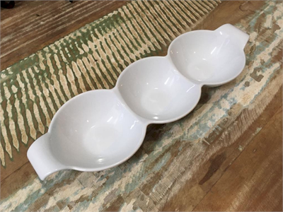 CENTRO DE MESA VIDRO MURANO ÂMBAR 32X18cm irregular para alugar em Ilhabela/SP