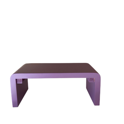 Boleira cogumelo rosa metálico P 16cm D x 14cm A para alugar em ARACAJU/SE