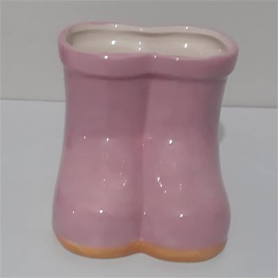 VASO BALDE FLORES RUSTICO 14X11CM para alugar em MACAE/RJ