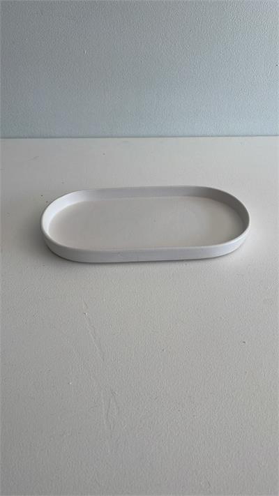 Bandeja Retangular Branco 35x13x3 para alugar em ARACAJU/SE