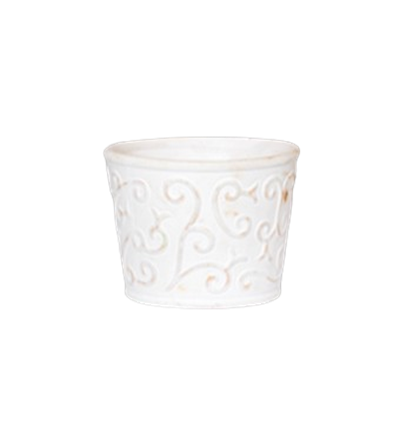 Vaso texturizado branco para alugar em Volta Redonda/RJ