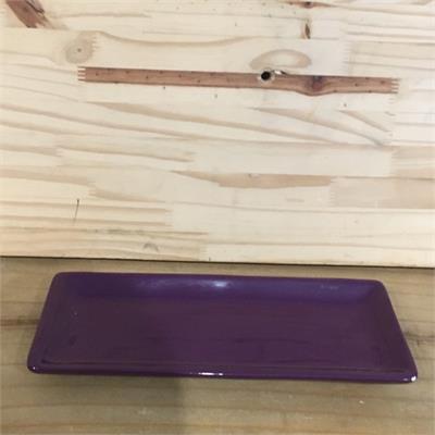 PRATO EM CERÂM ROXO P (23CM D) para alugar em São Bernardo do Campo/SP
