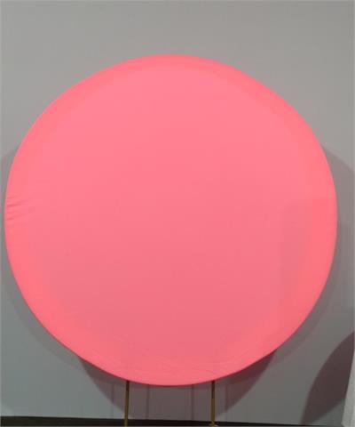 kit Painel Redondo Rosa Neon1.50X1.50 Com Capa Para Cilindro para alugar em Paranaíba/MS