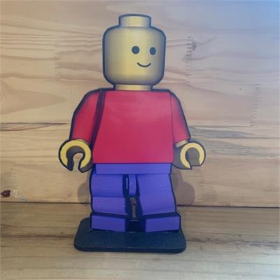 CUBO DE MESA EM MDF LEGO LARANJA ( 15CMX15CMX15CM) para alugar em São Bernardo do Campo/SP