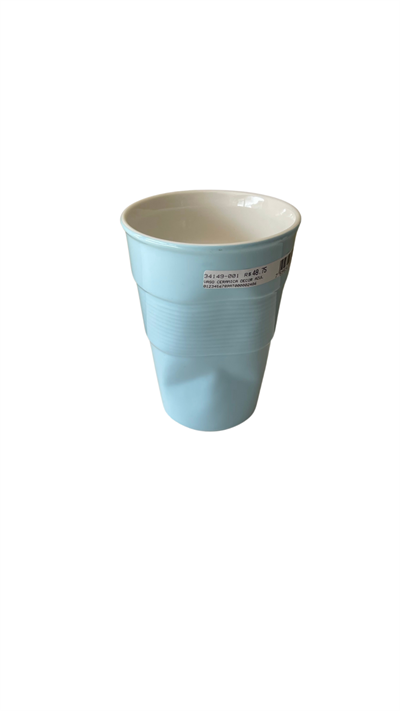 Vaso Amarelo Amassado 15cmx11cm diam para alugar em ARACAJU/SE