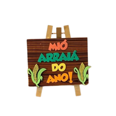 DISPLAY EM MDF MILHO ( 20,5 CM A) para alugar em São Bernardo do Campo/SP
