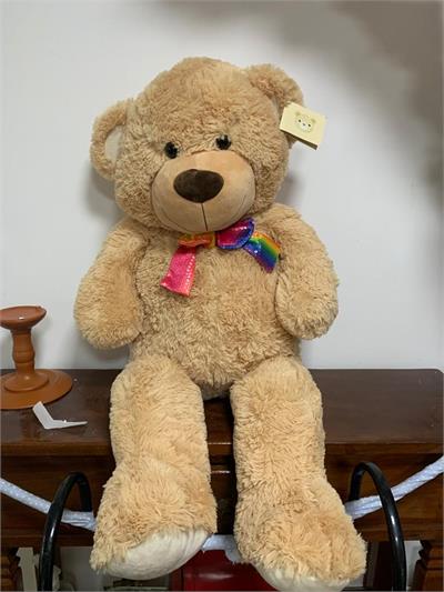 Urso de pelúcia Bege gg sem laço para alugar