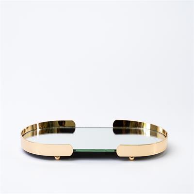 SUPORTE ELEGANCE OVAL DOURADO G para alugar em Piracicaba/SP