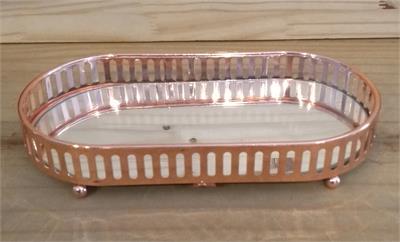 VASO EM VIDRO ROSE GOLD (12A X 4D) para alugar em São Bernardo do Campo/SP