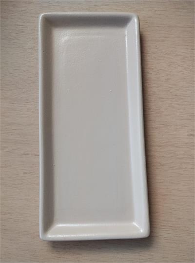 VASO BRANCO PEROLADO 24CM para alugar em MACAE/RJ