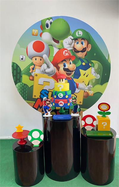 Mario Bros MDF para alugar em Campinas/SP