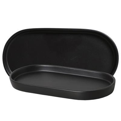 VASO PRETO FILETADO     A20X9CM para alugar em MACAE/RJ