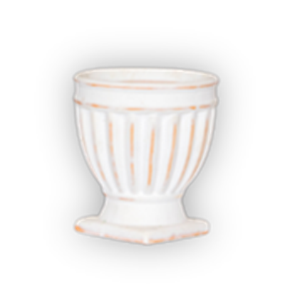 Vaso texturizado branco para alugar em Volta Redonda/RJ