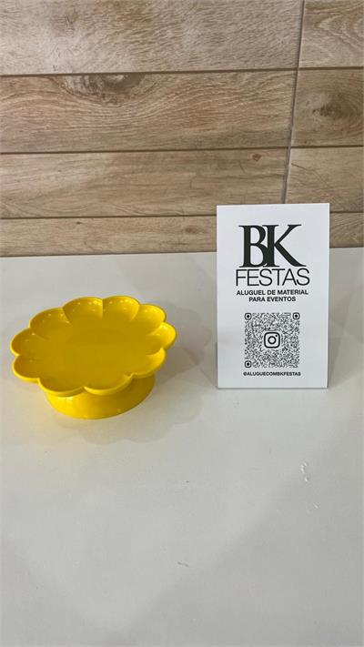 BOLEIRA PLÁSTICA AMARELA 22X18cm para alugar em Ilhabela/SP