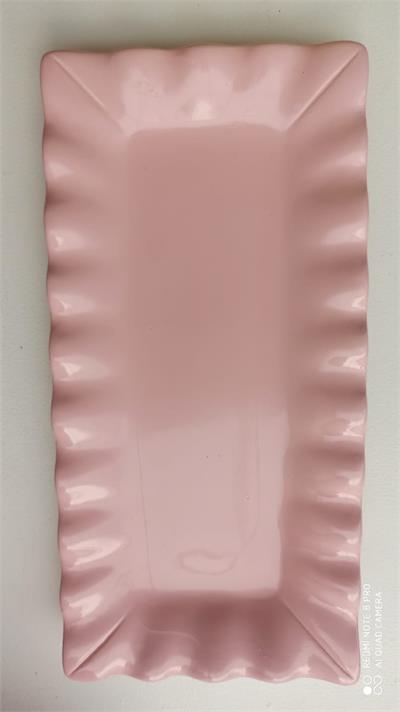 PRATO ROSA LARA  G     A17X22CM para alugar em MACAE/RJ