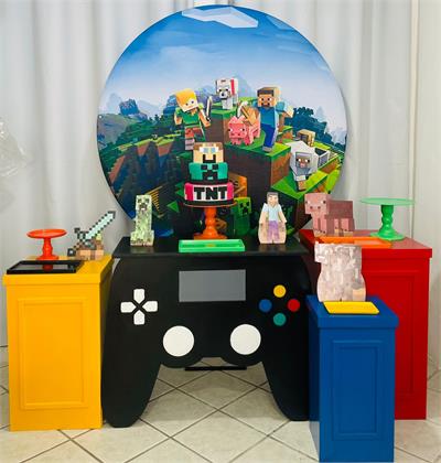 kit minecraft 1 (game) para alugar em São José dos Campos/SP