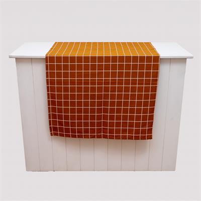 TOALHA TRICOLINE ROSE GRID BRANCO para alugar em Piracicaba/SP