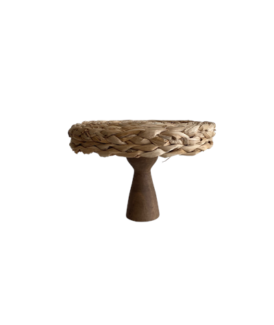 Vaso ampulheta terracota claro 11cm D x 18cm A para alugar em ARACAJU/SE