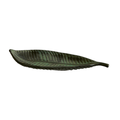 Bandeja Cerâmica Folha Verde 21x23x3A para alugar em ARACAJU/SE