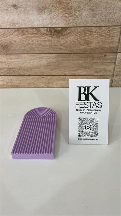 BOLEIRA PLÁSTICA FLOWER LILÁS 18cm para alugar em Ilhabela/SP