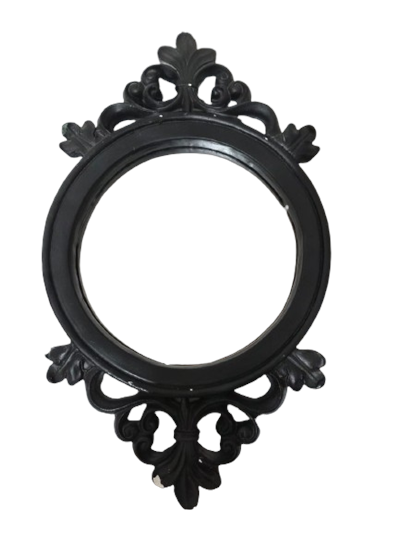 SUPORTE / MOLDURA GESSO PRETA MODELO OVAL 32X23 para alugar em Campinas/SP