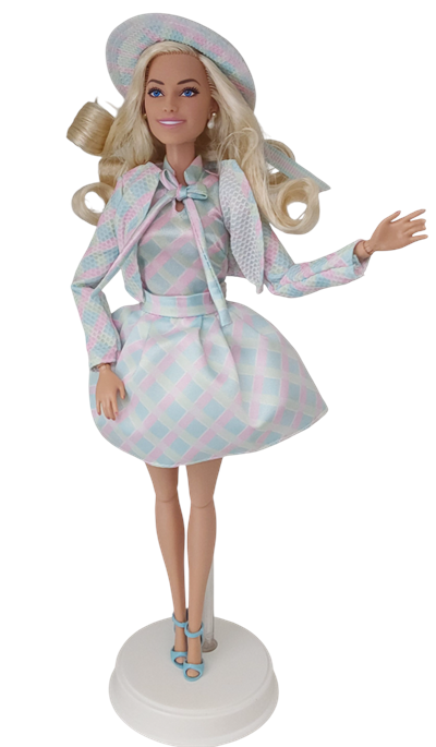MINI CABEÇA BARBIE MDF COM POMPOM -  para alugar em Campinas/SP