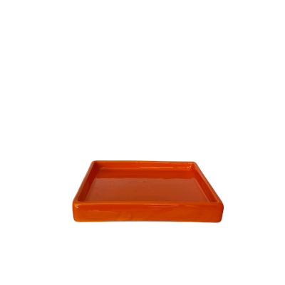 Boleira Louça grid Laranja Alta 21cm diam x 21cm alt para alugar em ARACAJU/SE