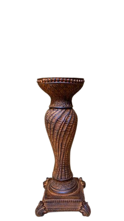 Lanterna Metal P Bronze alça de couro 25cm para alugar em ARACAJU/SE