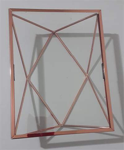 BANDEJA ROSE GOLD ESPELHO 30X22CM para alugar em MACAE/RJ