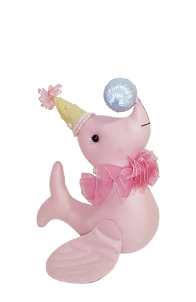 BONECA CIRCO ROSA 38 CM - SAIA AZUL para alugar em Campinas/SP
