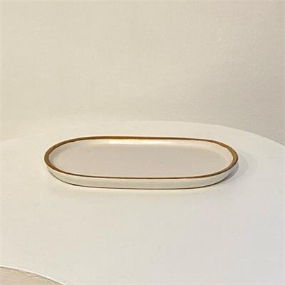 SUPORTE EM CERÂM BOWL BABADO BRANCO (11CMAX18CMD) para alugar em São Bernardo do Campo/SP