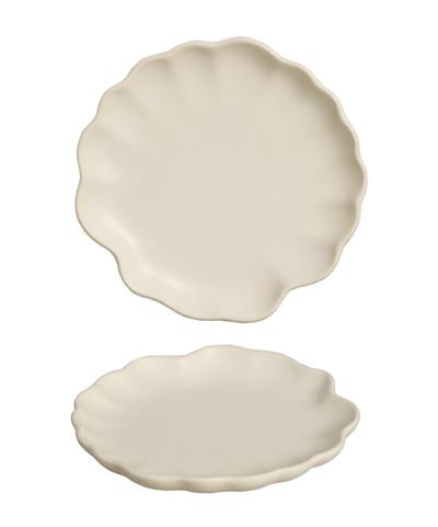 BANDEJA ONDA CREME  27X13CM para alugar em MACAE/RJ