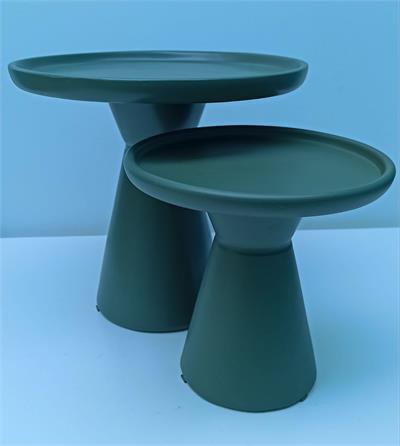 PRATO CONE VERDE EUCALIPTO  M    A17X18CM para alugar em MACAE/RJ