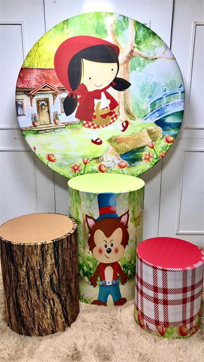 Decoração de festa tema Chapeuzinho Vermelho