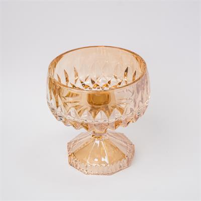 VASO RETANGULAR CRISTAL AMBAR para alugar em Piracicaba/SP