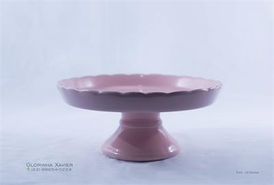 PRATO ROSA P 9X20CM BORDA PRA BAIXO para alugar em MACAE/RJ