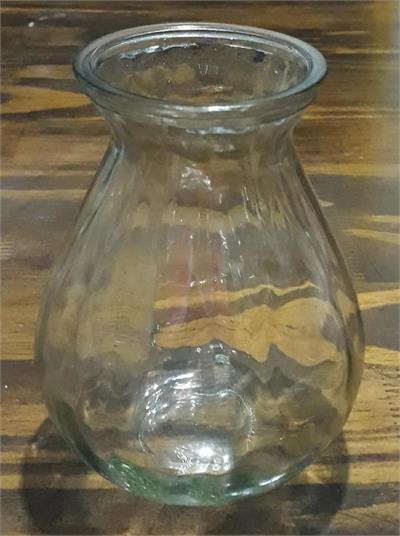 VASO VIDRO RENDA LAÇO       A15X6CM para alugar em MACAE/RJ