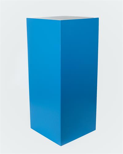 Cubo MDF Laqueado Azul Space Alto  80x34 para alugar em Piracicaba/SP