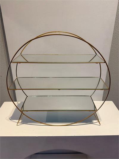 VASO EM VIDRO ROSE GOLD (12A X 4D) para alugar em São Bernardo do Campo/SP