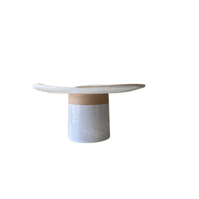 Boleira com Borda off-white P 20cm D x 15cm A para alugar em ARACAJU/SE
