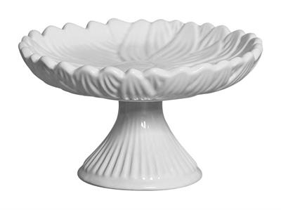 BANDEJA BRANCO FLOR 19CM para alugar em MACAE/RJ