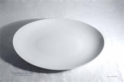 BANDEJA  BRANCO VITORIA   36CM para alugar em MACAE/RJ